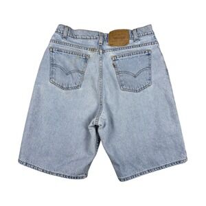 Vtg Levi's 560 Men's Denim Shorts 30 Orange Tab Light Wash Loose Fit Jorts 90s